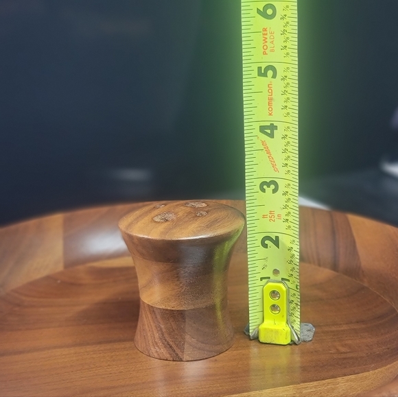 HMQ America Solid Walnut Nut Bowl with tools - Picture 3 of 10